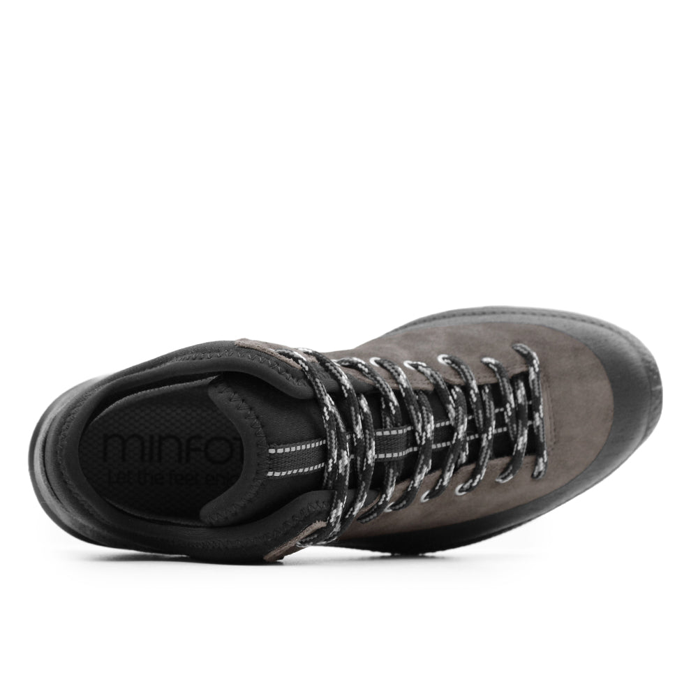 Minfot Step Mid Kängor Unisex Vattenavvisande TEX Mocka Stone