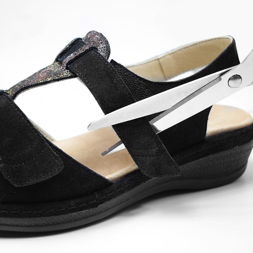 Suave Extra Bred Sandal Black Tenn