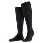 Falke Airport Knästrumpor Herr Merinoull Svart 1-pack