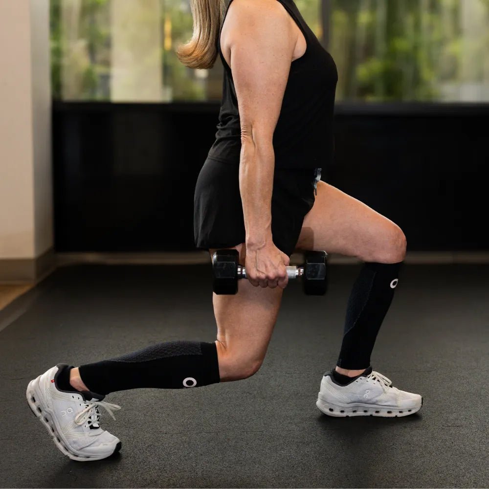 OS1st CS6 Calf Sleeves Vadstrumpor Svart 1-pack