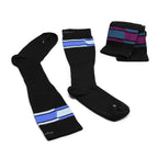 Minfot Sport Kompressionsstrumpor Lyocell Speed Svart 2-pack