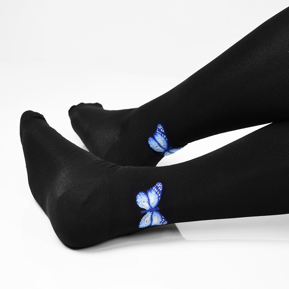 Produktbild 4 - kompressionsstrumpor-svarta-nylon-minfot