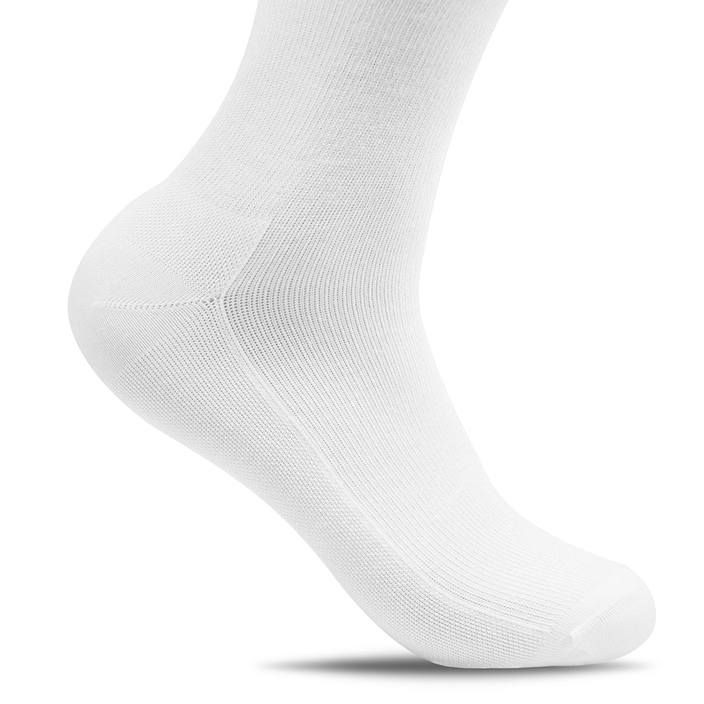 Minfot Stödstrumpor Bambu Vit 1-pack