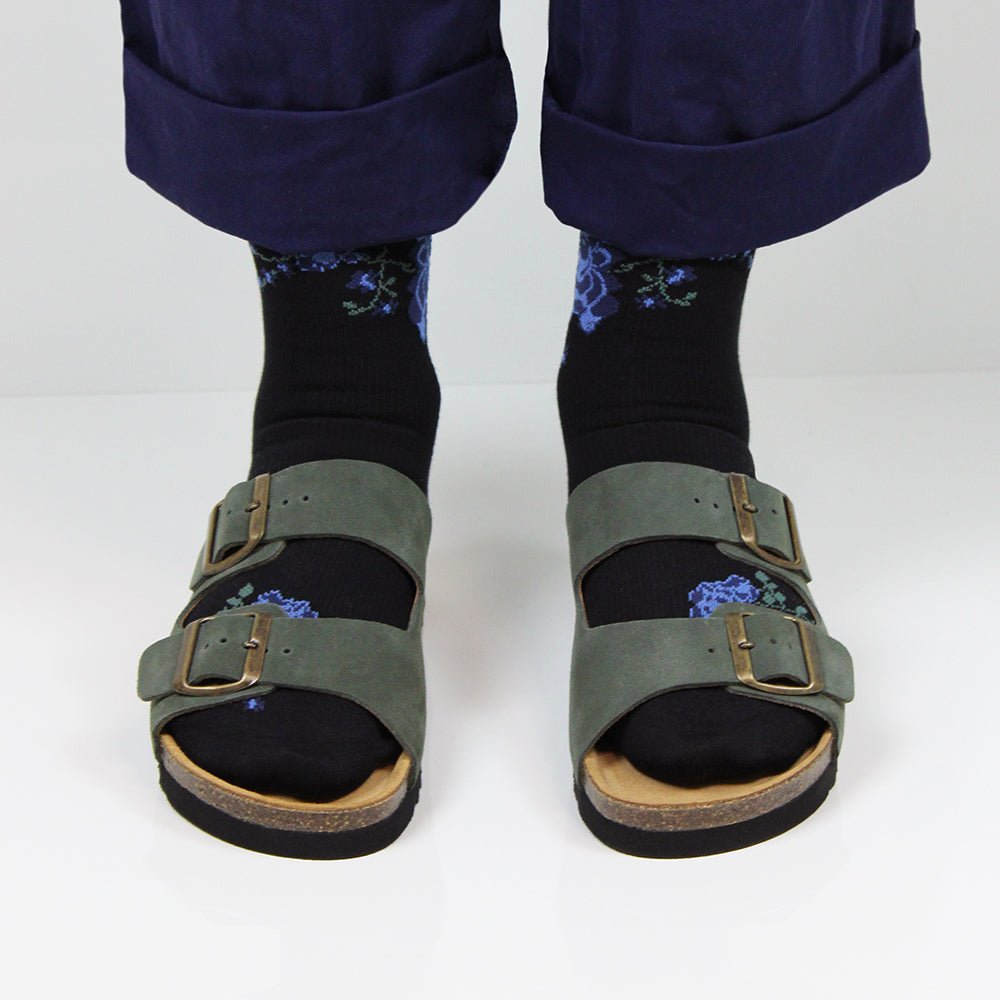 Minfot Moa Sandaler Dam Bio Mocka Grön