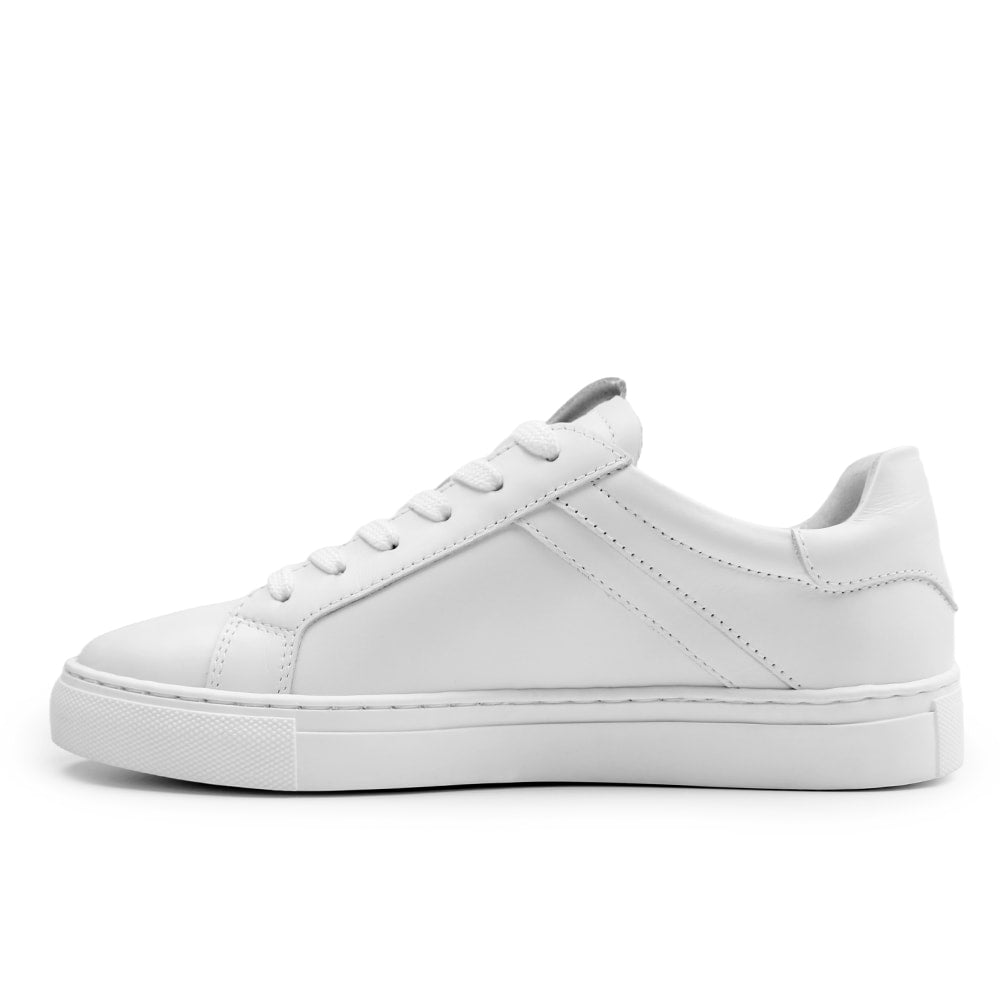Minfot Comfort Sneakers Skinn Vit