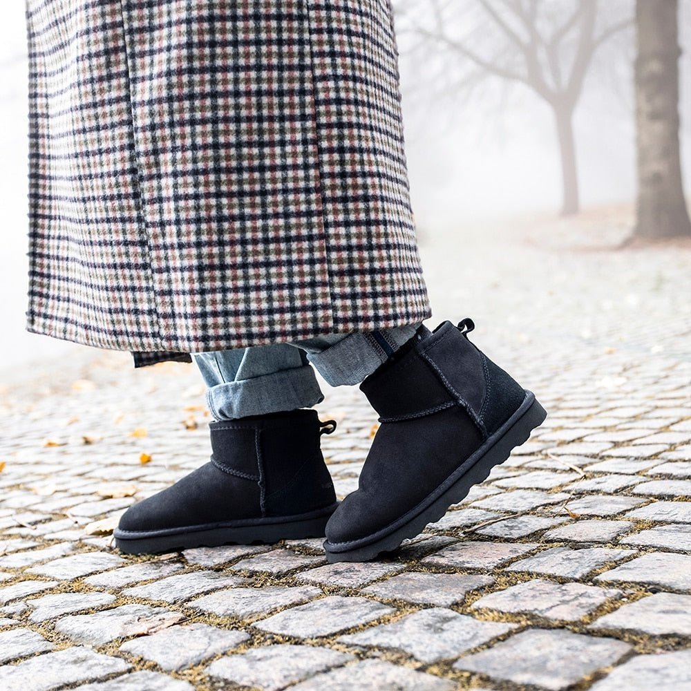 Rugged Gear Fårskinnsboots Black