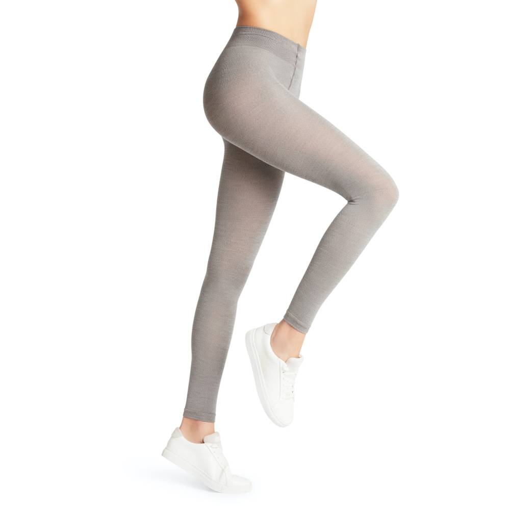 Falke Softmerino Leggings Dam Ljusgrå Melange