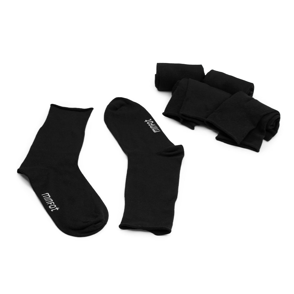 len-mjuk-kansla-bomullstrumpor-sensitive-svart-5-pack