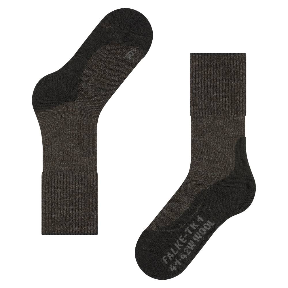 Falke TK1 Trekking Vandringsstrumpor Dam Ull Smog