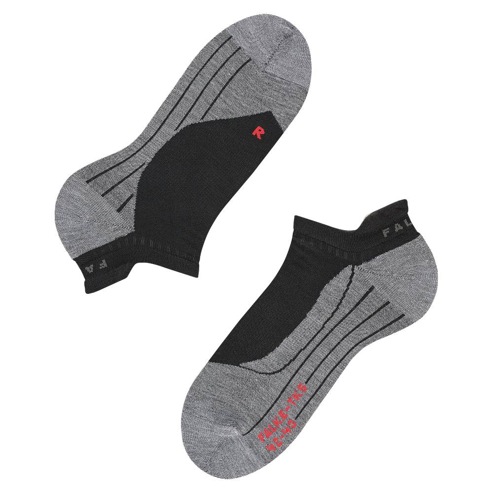 Falke TK5 Invisible Men No Show Socks Black Mix