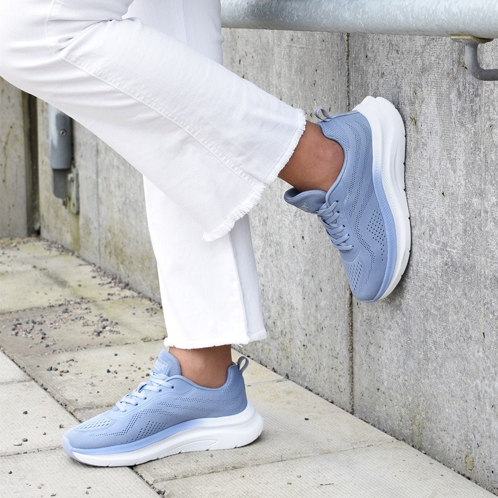 Minfot Sneakers Enjoy Dam Ljusblå