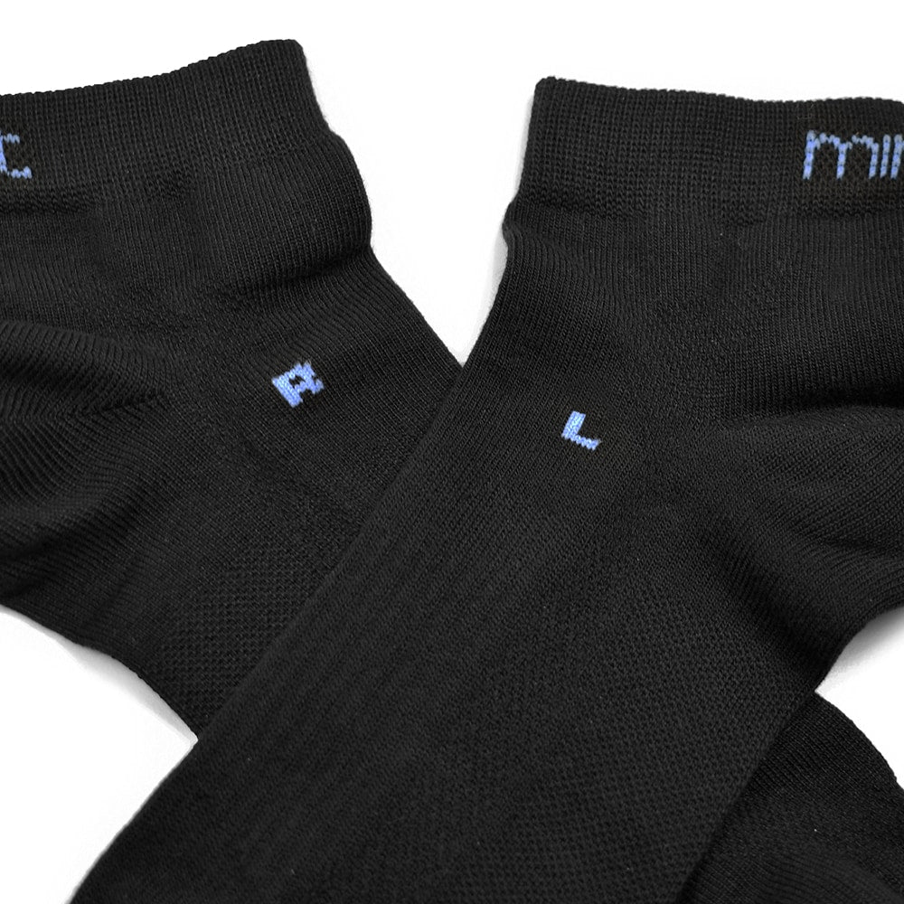 Produktbild 7 - Minfot Löparstrumpor Tunna Lyocell 1-pack Svart