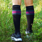 Minfot Sport Kompressionsstrumpor Lyocell Speed Svart 2-pack