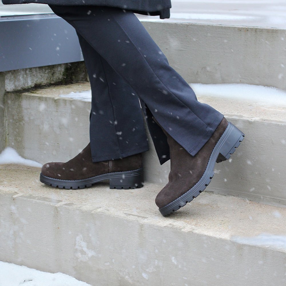 Produktbild 2 - Minfot Cityspike Chelsea Broddskor Zip Mocka Brun