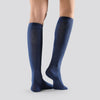 Mabs Stödstrumpor Bomull Marinblå