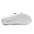 Minfot Massage Sandaler Blommig Vit