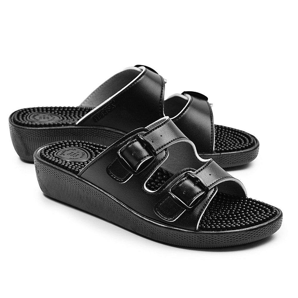 Minfot Massage Sandaler Dam Svart