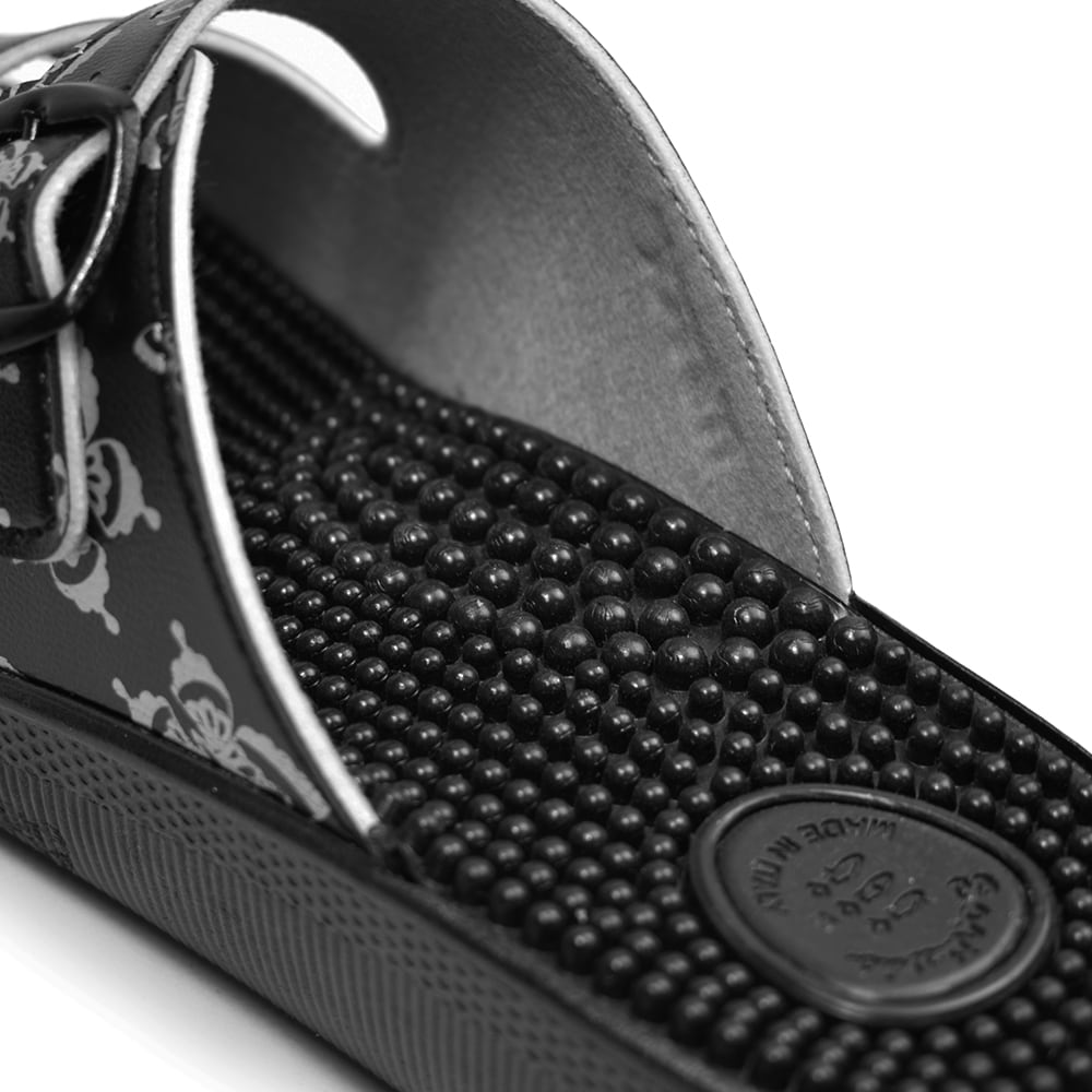 Minfot Massage Sandaler Fjäril Svart