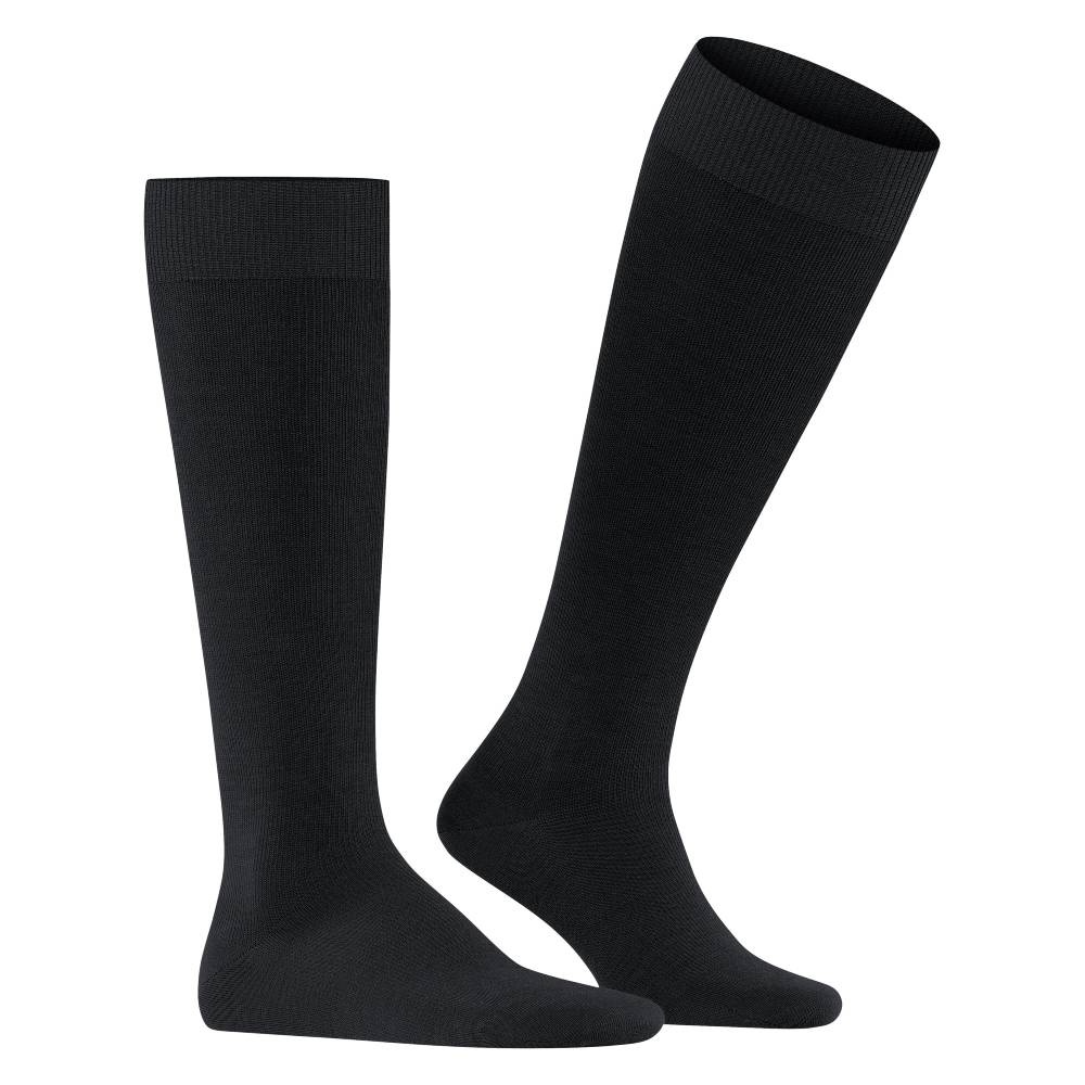Falke Energizing Wool Knee High Men Socks Black
