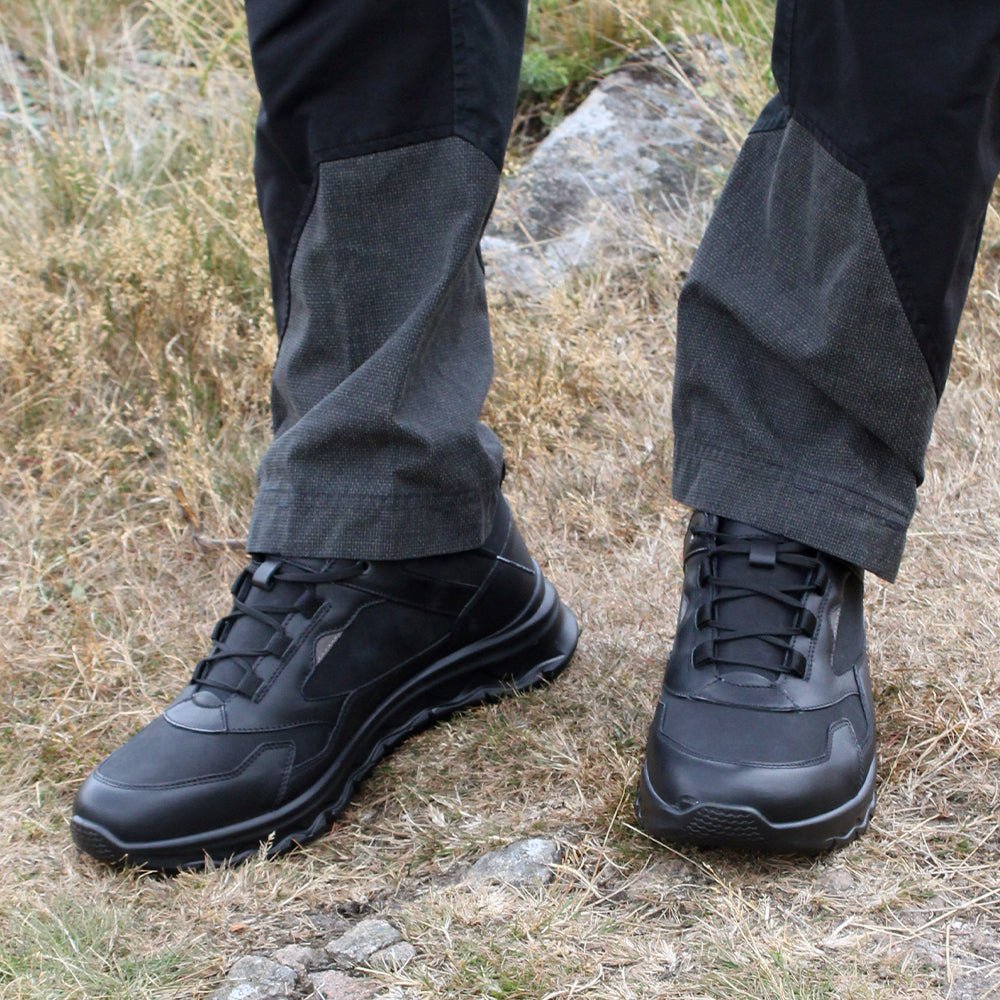 Minfot Dex Skor Herr Skinn Svart