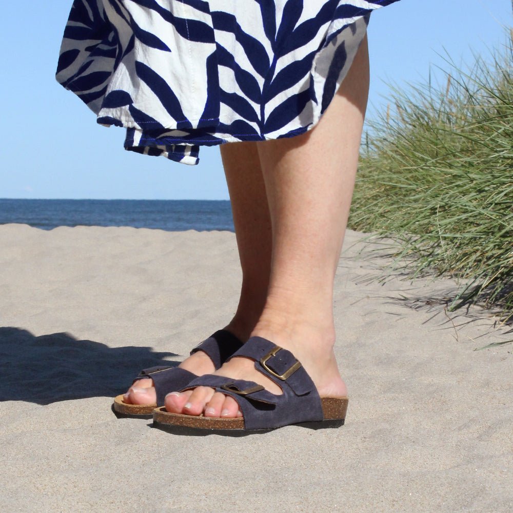 Produktbild 9 - Minfot Sandaler Moa Mocka Navy