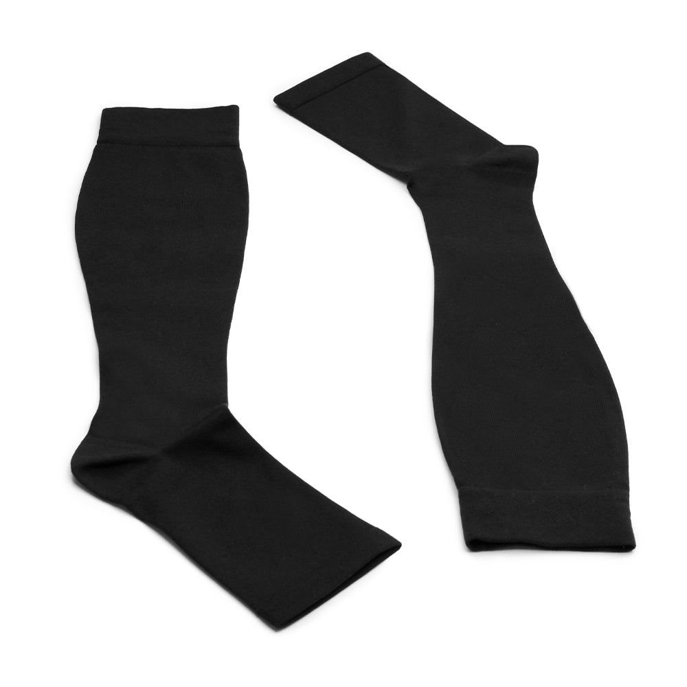 Produktbild 6 - Minfot Tunna Stödstrumpor Everyday Öppen Tå Svart 1-pack