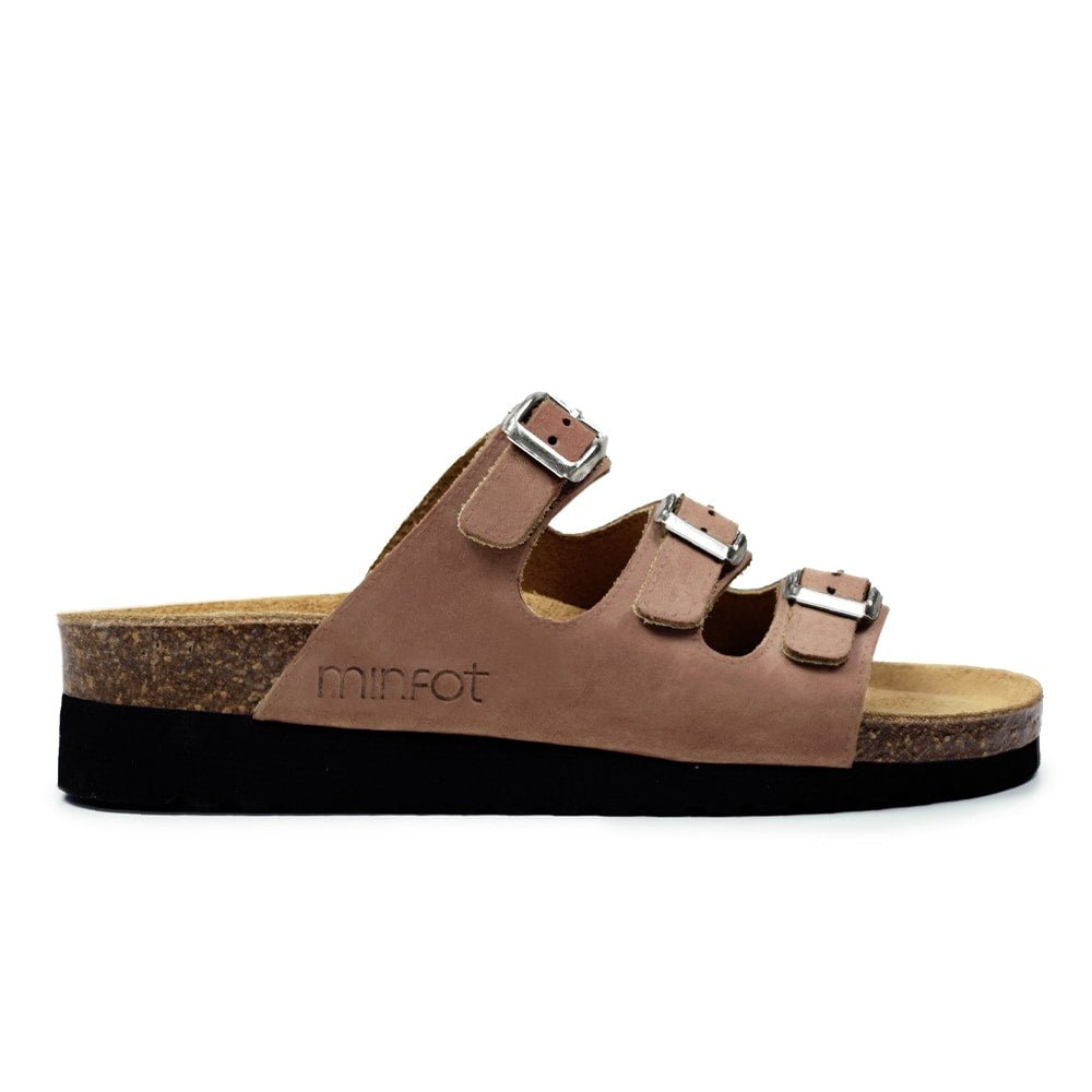 Produktbild 3 - Minfot Sandal Mjuk Bio Brun Nubuck