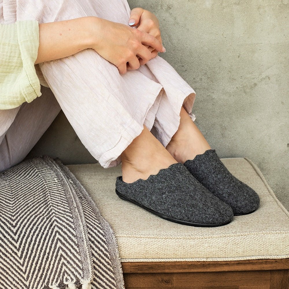 Produktbild 2 - Minfot Tofflor Relax Grafit