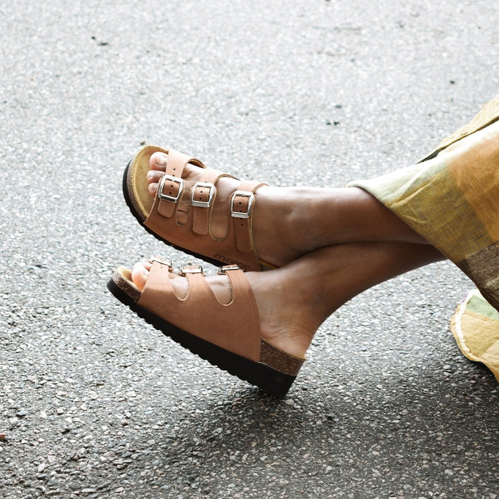 Produktbild 2 - Minfot Sandal Mjuk Bio Brun Nubuck