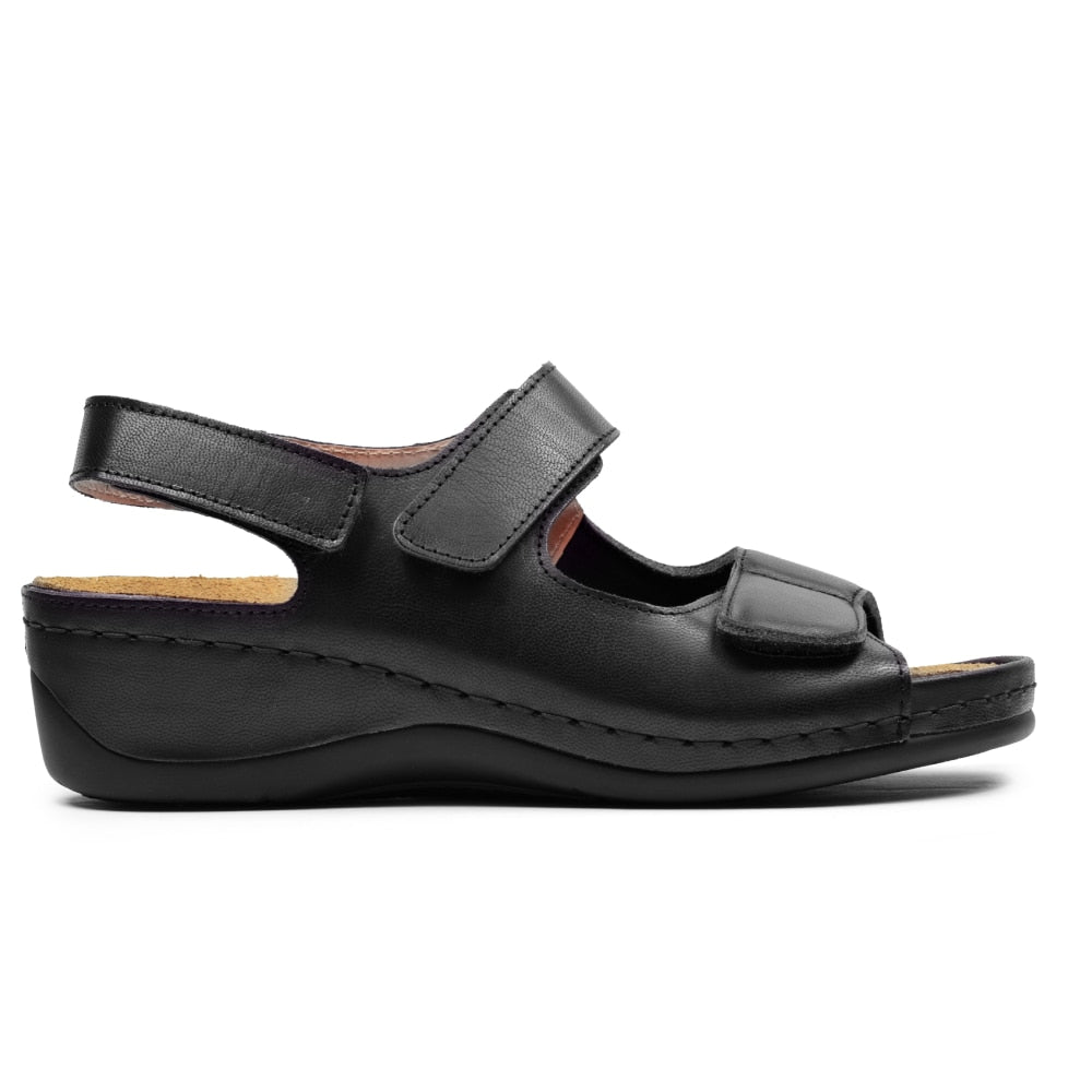 Minfot Sandaler Stretch Iris Hälrem Svart