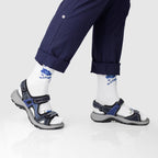 Minfot Sandhamn Sandaler Dam Nubuck Ocean Blue