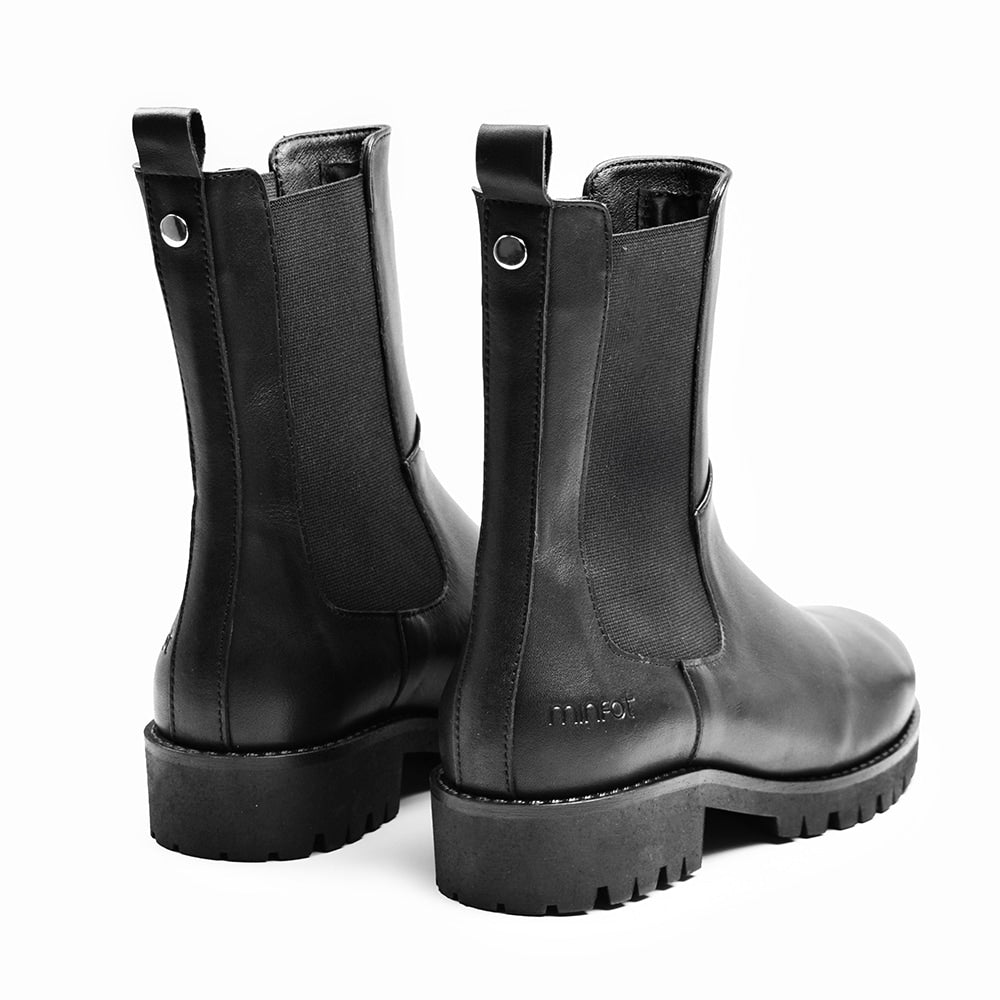 Produktbild 9 - Minfot Chelsea Boots City Läder Svart