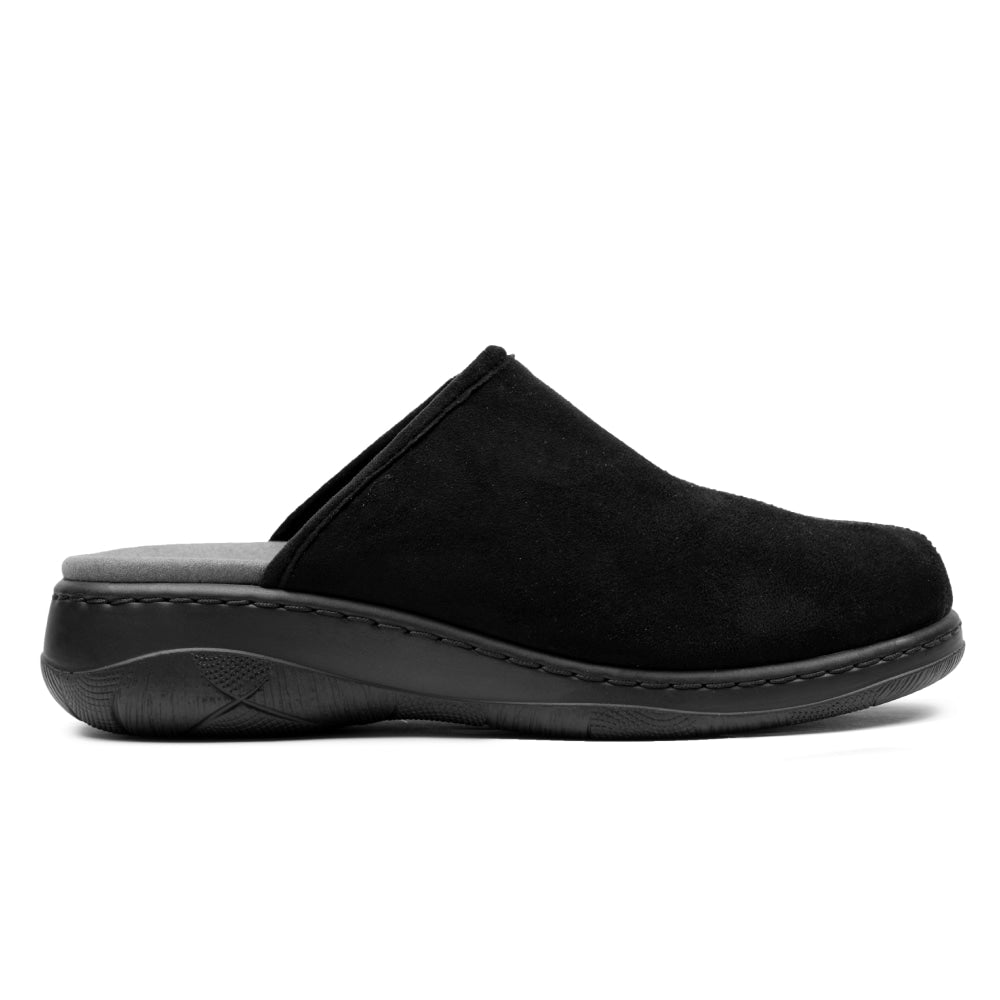 Minfot Tofflor Stretch Panter Svart