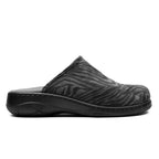 Minfot Tofflor Stretch Dam Zebra Svart