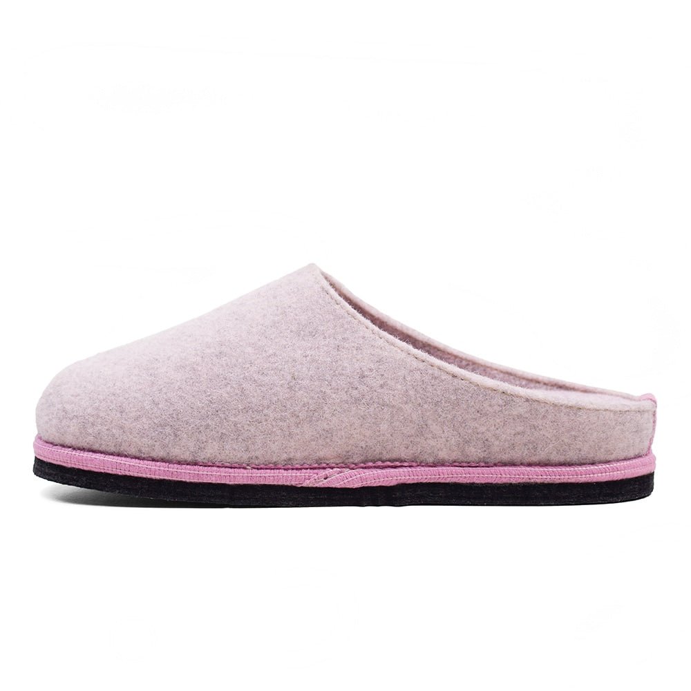 Minfot Tofflor Slip-on Viken Ull Rosa