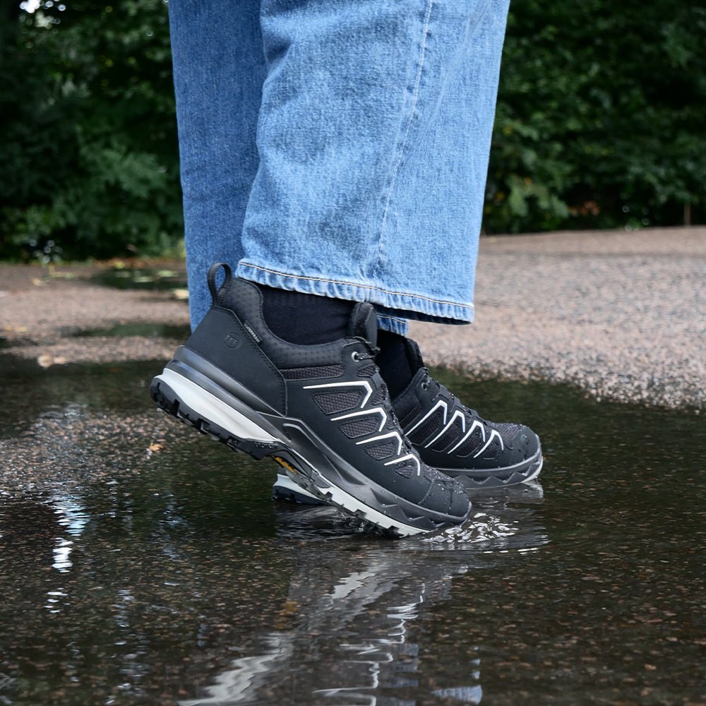 Minfot Stride Low Skor Unisex Vattentät TEX Svart
