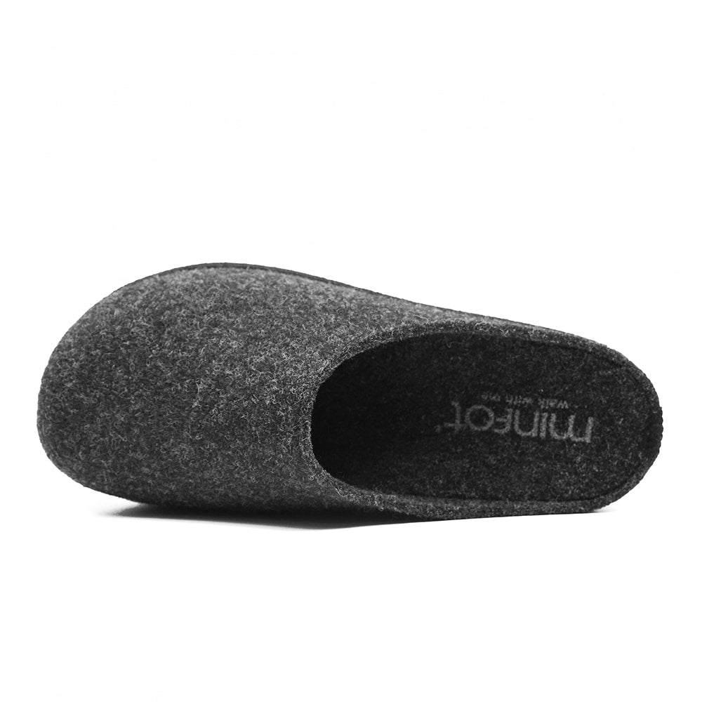 Minfot Tofflor Slip-on Viken Ull Antracit