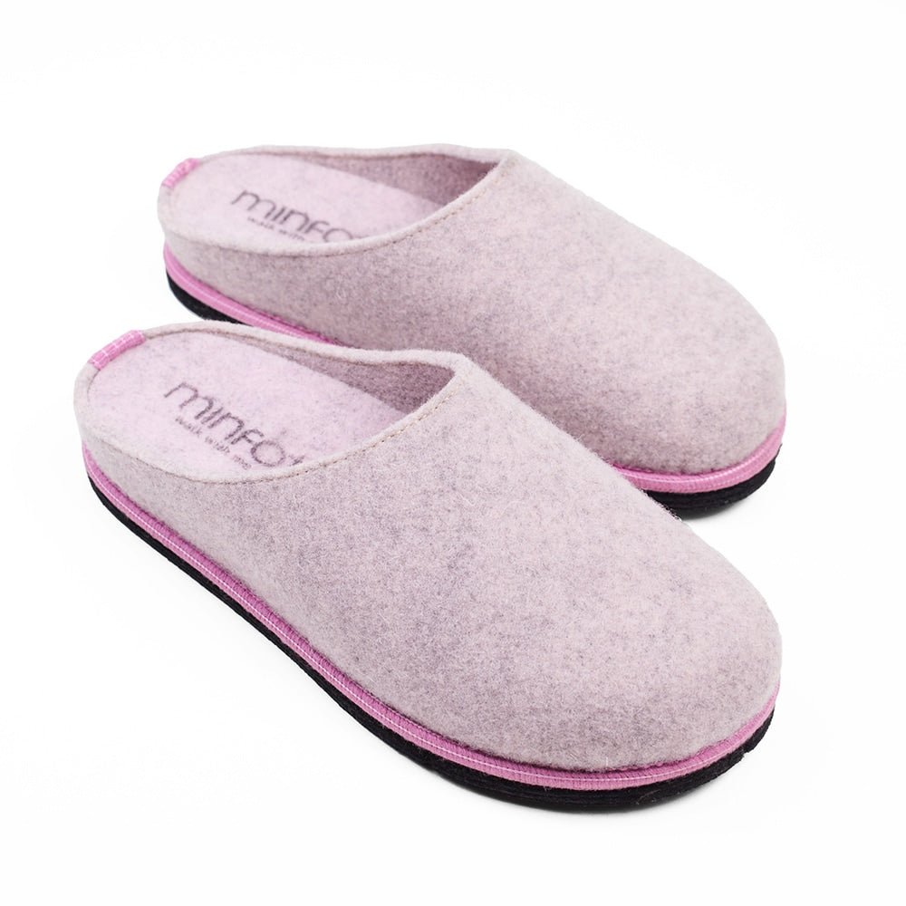 Produktbild 9 - Minfot Tofflor Slip-on Viken Ull Rosa