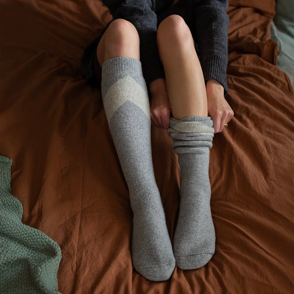 Produktbild 2 - Minfot Höga Raggsockor Ull Vile 2-pack