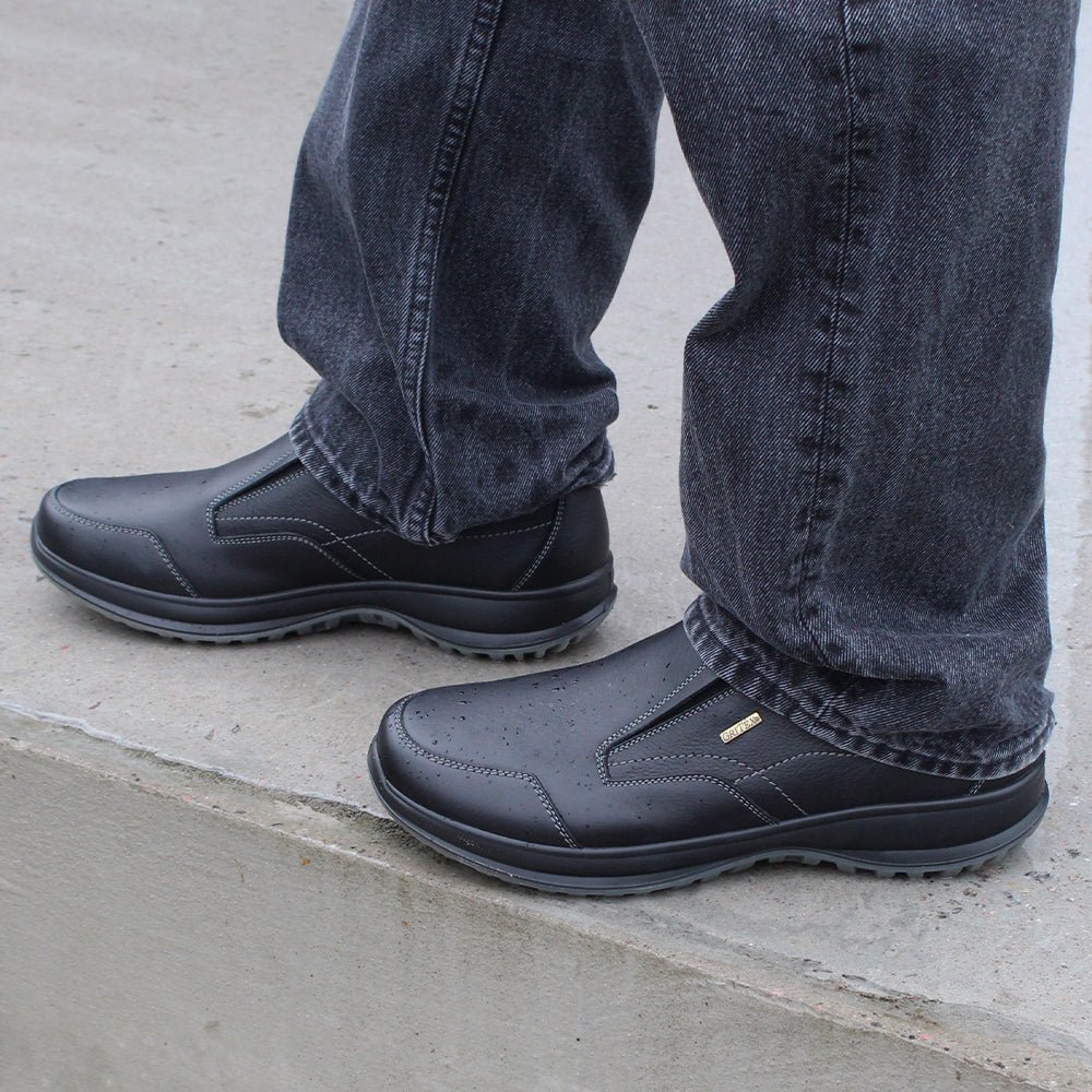 Minfot Rex Loafer Herr Vattenavvisande TEX Skinn Svart