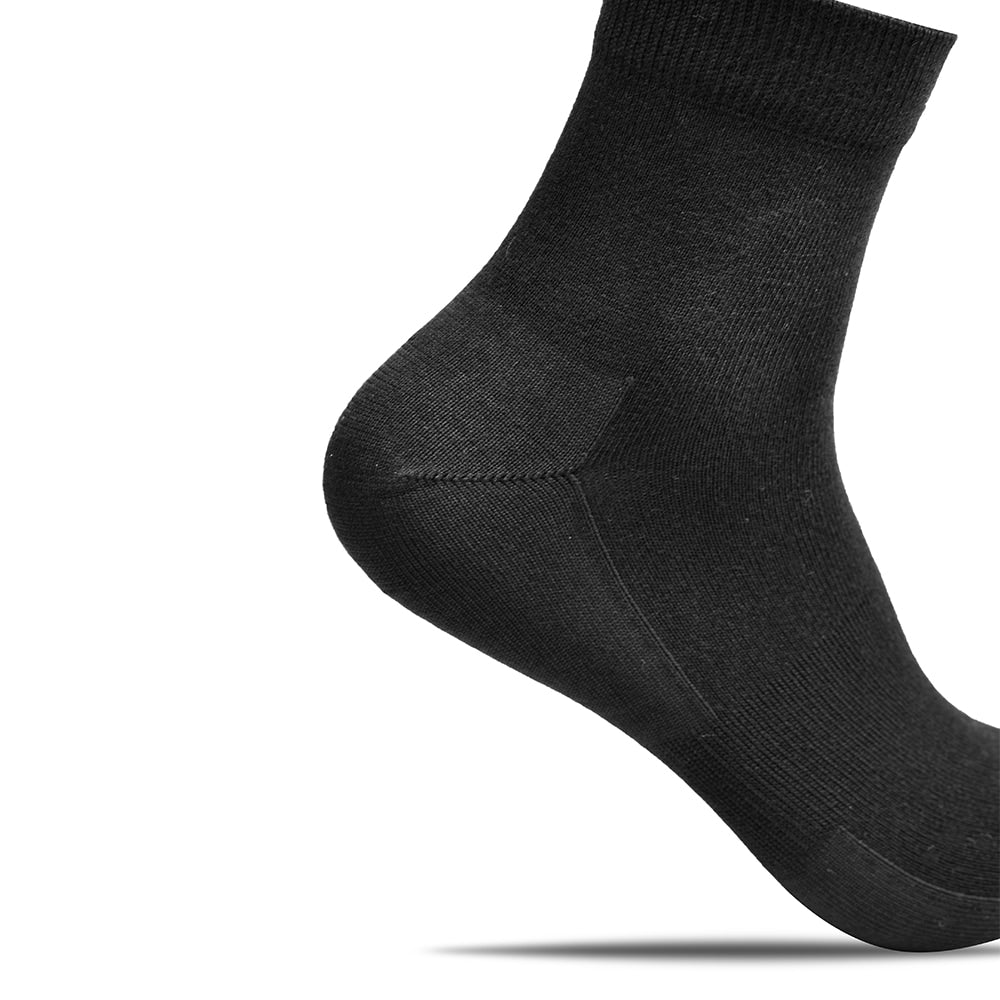 Minfot Bambustrumpor Quarter Svart 1-pack