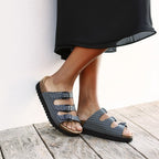 Minfot Dots Sandaler Dam Mjuk Bio Svart