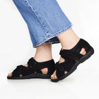 Minfot Sandaler Justi Svart Mocka