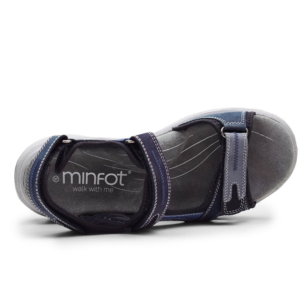 Minfot Sandaler Sandhamn Dam Nubuck Ocean Blue