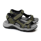 Minfot Sandhamn Sandaler Dam Nubuck Olivgrön