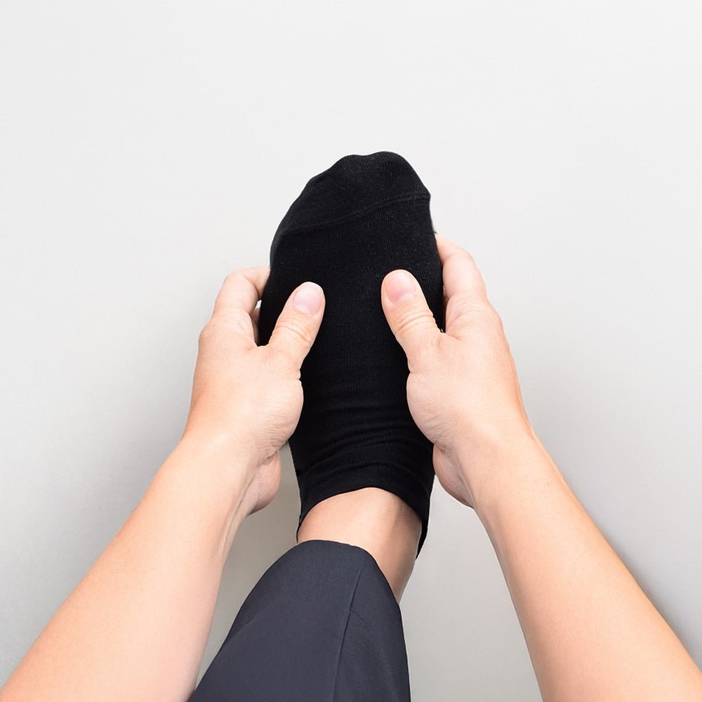 Minfot Bambustrumpor Sneaker Sensitive Svart 5-Pack