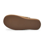Minfot Fårskinnstofflor Slip-on Myre med sula Chestnut