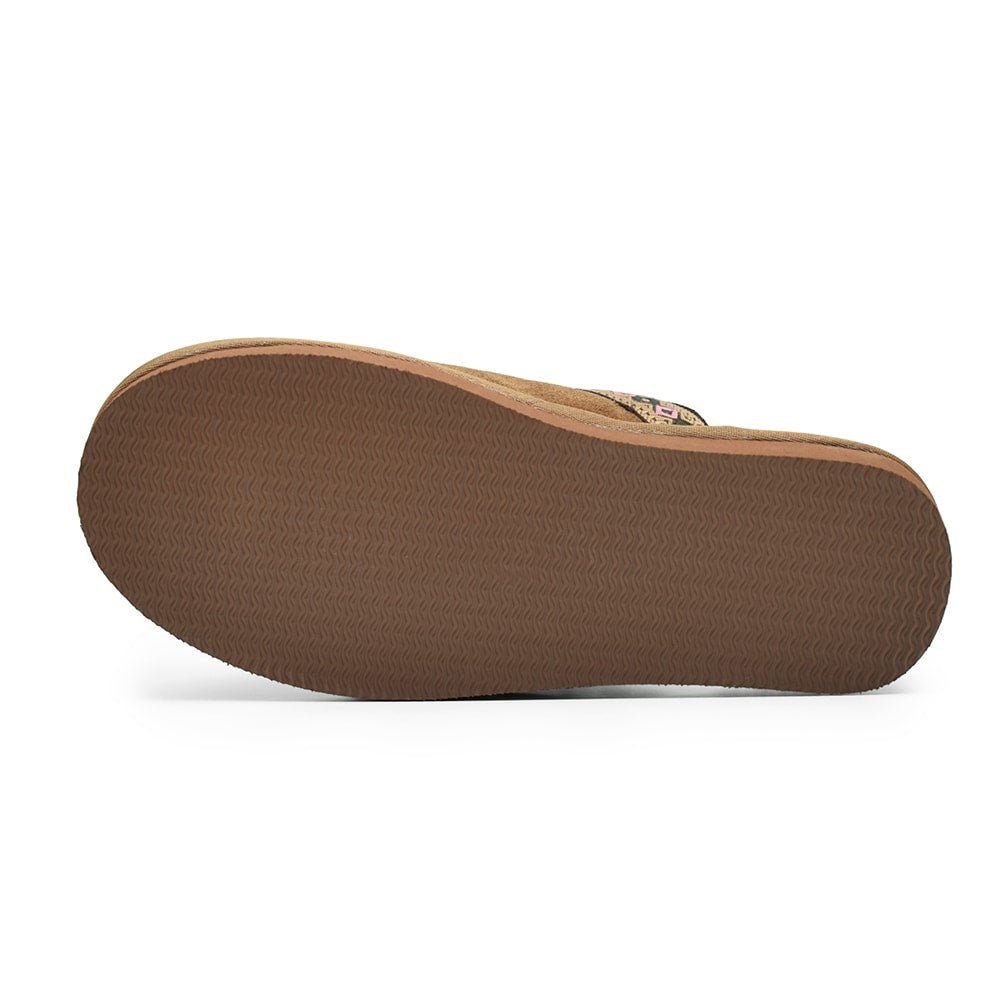 Produktbild 6 - Minfot Fårskinnstofflor Slip-on Myre med sula Chestnut