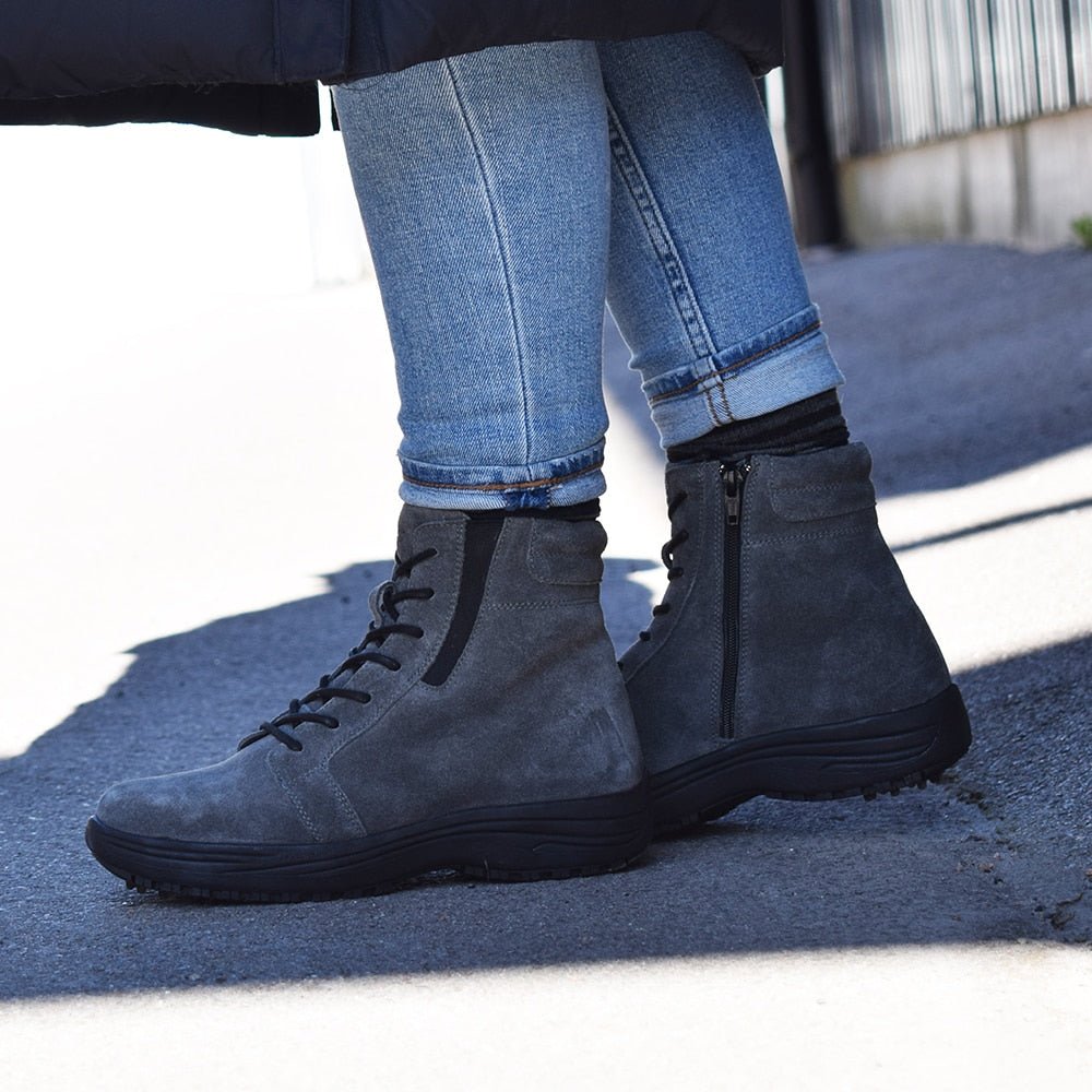 Minfot Kängor Nora Dam Mocka Antracitgrå