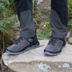 Minfot Granit Low Skor Unisex Vattenavvisande TEX Mocka Grå